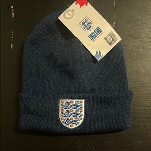 England Navy Blue Beanie Hat